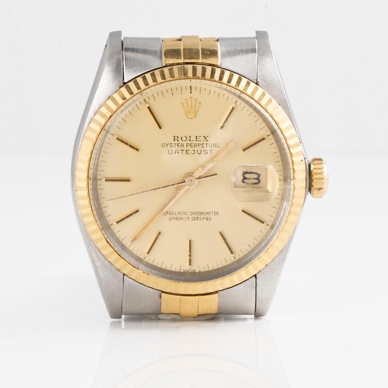 ARMBANDSUR, herr, stål och guld, Rolex Oyster Perpetual Datejust.