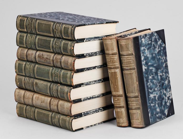 BOKVERK, vol I-IX, "Den introducerade Svenska Adelns Ättartavlor", Gustaf Elgenstierna, Stockholm 1925-36.