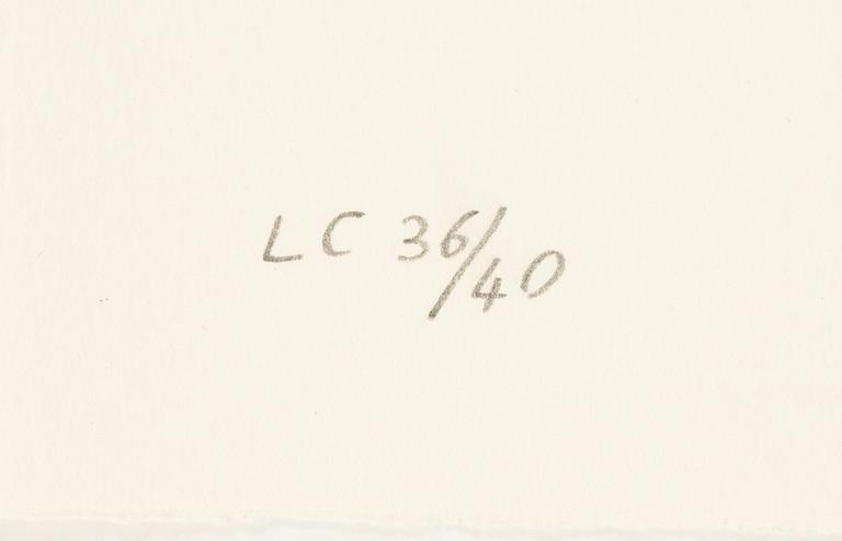 Lena Cronqvist, lithograph, signed and numbered LC 36/40.