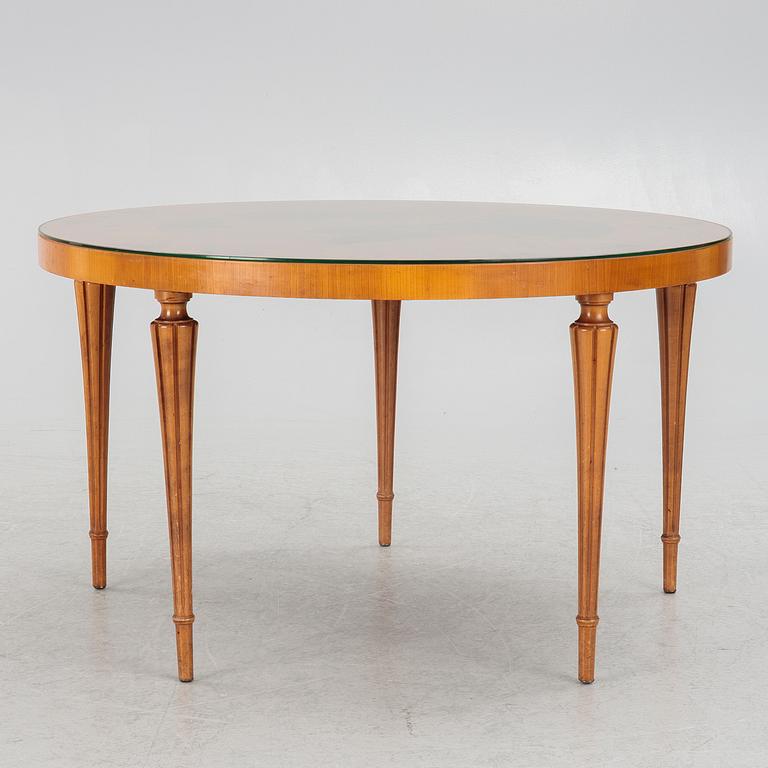 A coffee table, probably Birger Ekman, Mjölby Intarsia, 1938.