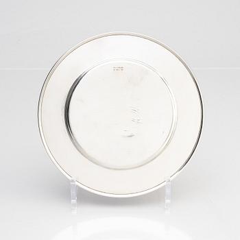 Coaster, silver, W.A. Bolin, Stockholm 1929.