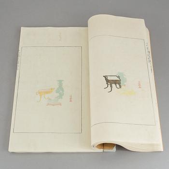 BÖCKER, 2st, Lao Tses heliga skrifer samt "Shi zhu zhai jian pu" Utgiven av Rong Bao Zhai, Peking, 1930-tal.