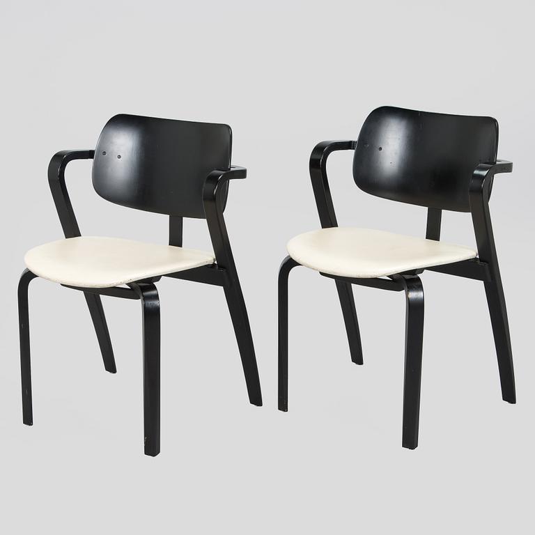 Ilmari Tapiovaara, a set of six 1960s 'Aslak' armchairs for Asko, Finland.