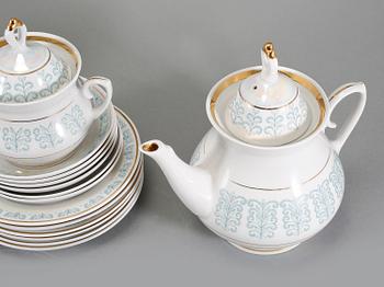 A 1950s porcelian tea service.