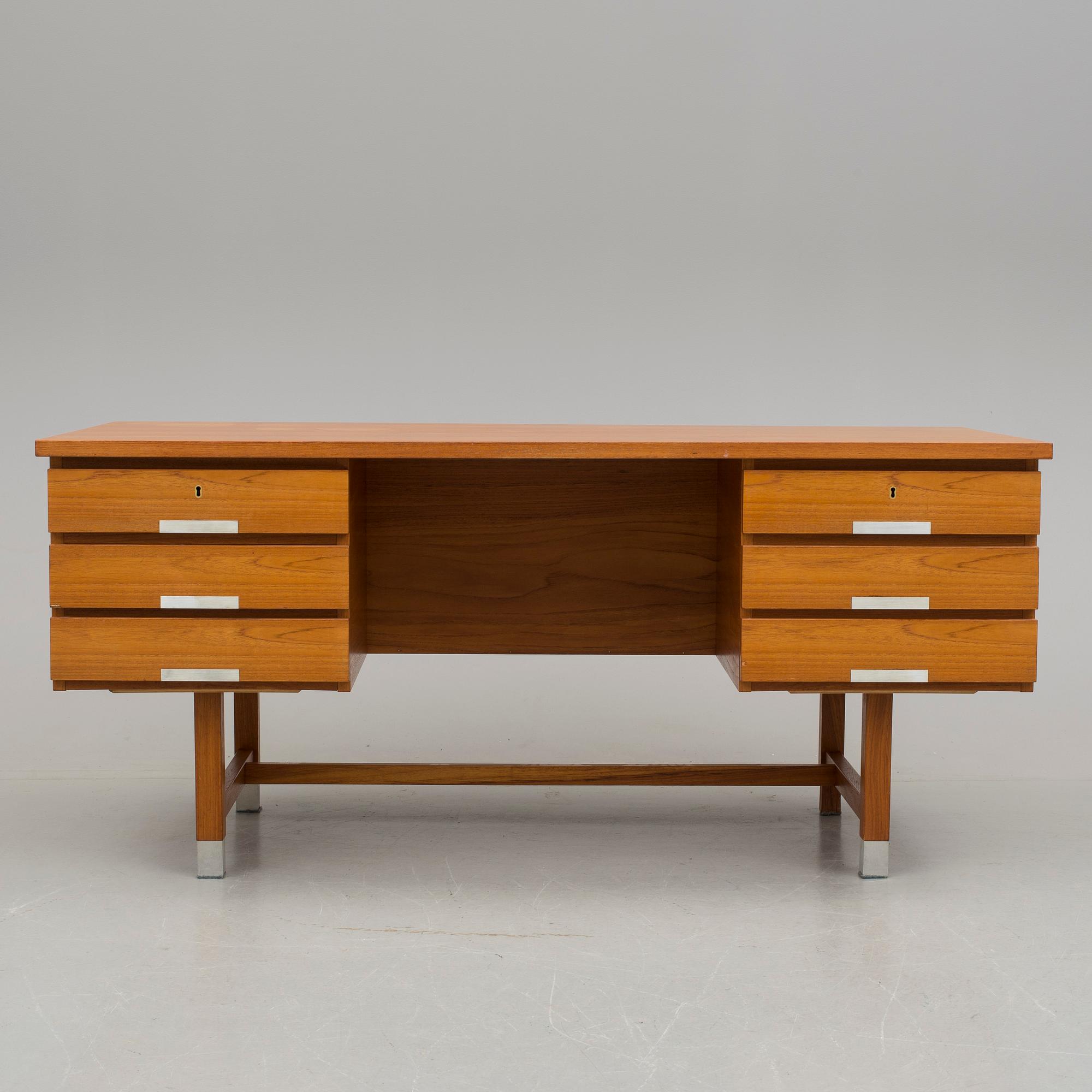 SKRIVBORD, Kai Kristiansen. Feldballes Møbelfabrik, Danmark 1960/1970-tal.