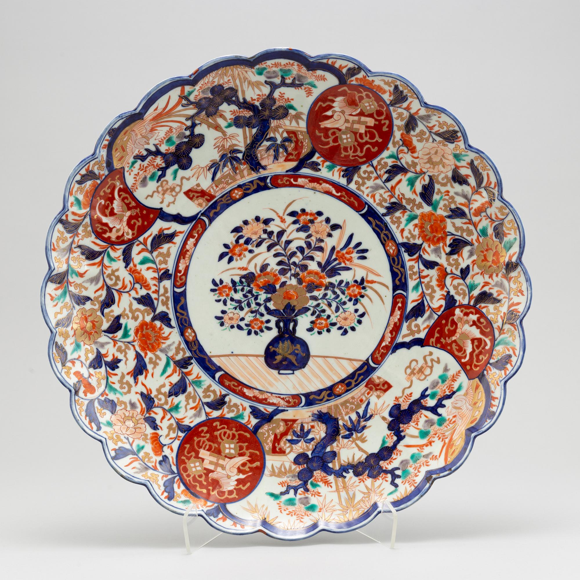 Fat, porslin, Japan, Meiji (1867-1912).