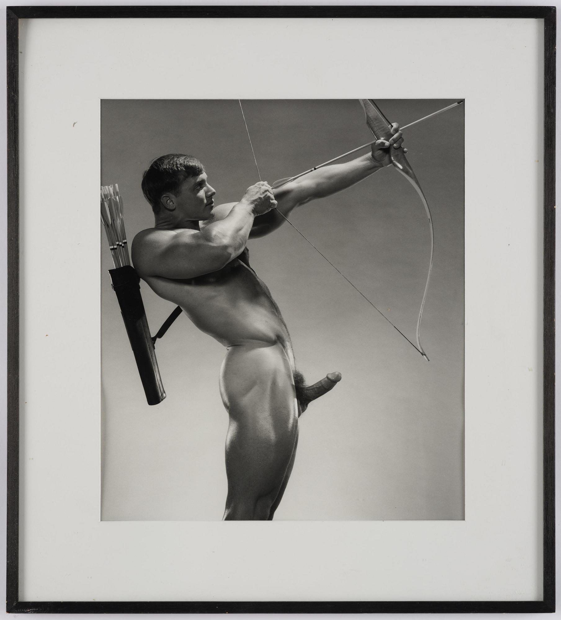 Jim French, "John Pruitt, Bow & Arrow", 1984.