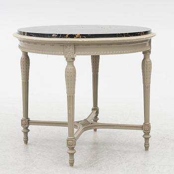 Salongsmöbel, 6 delar, gustaviansk stil, 1900-tal.
