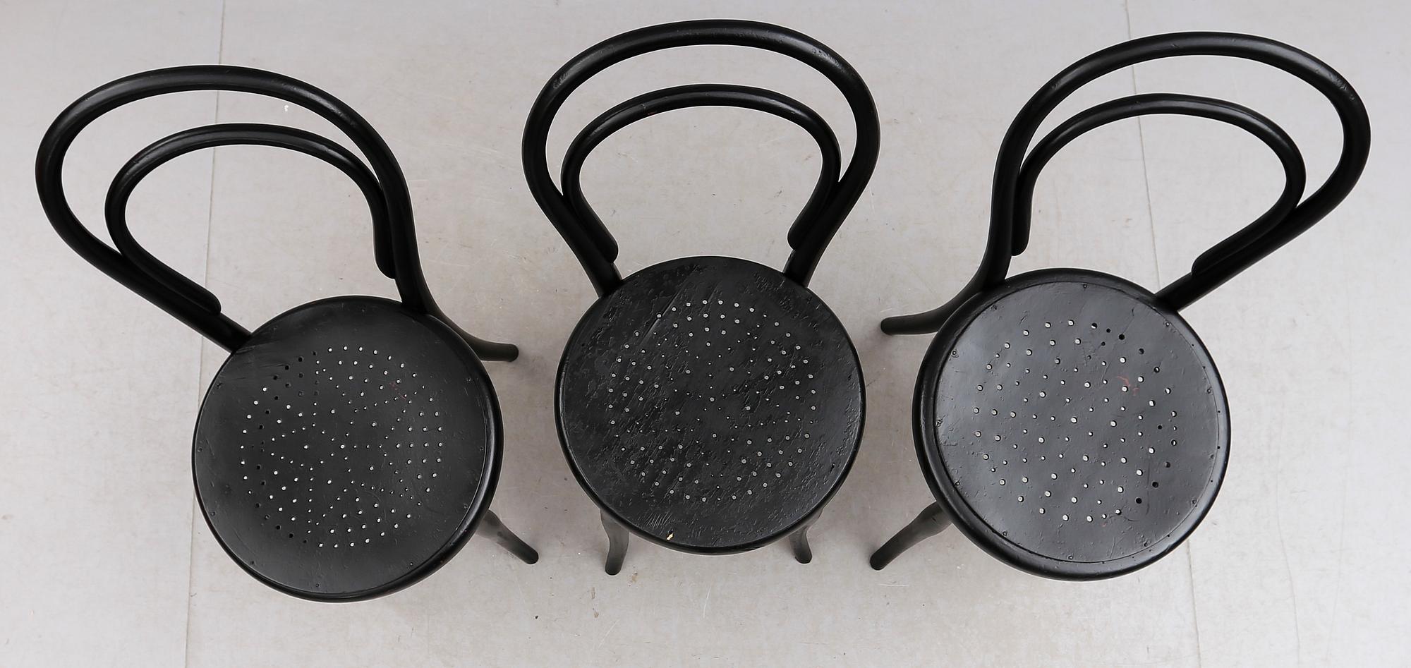 STOLAR, 3 st, Thonet, 1900-talets början.