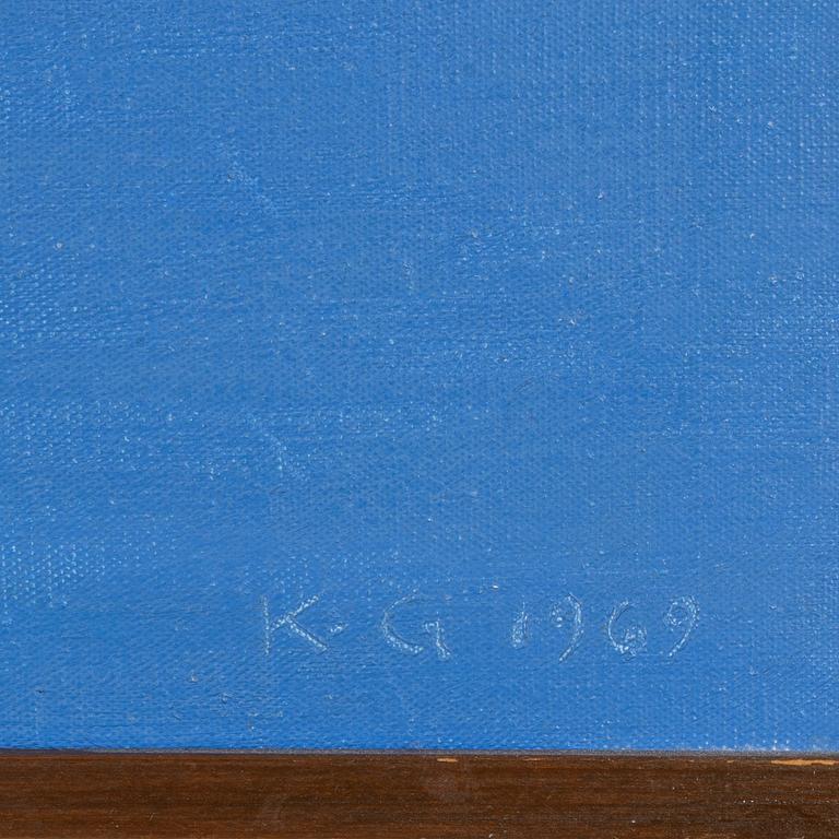 KG Nilson, oil on canvas, signed and dated 1969.