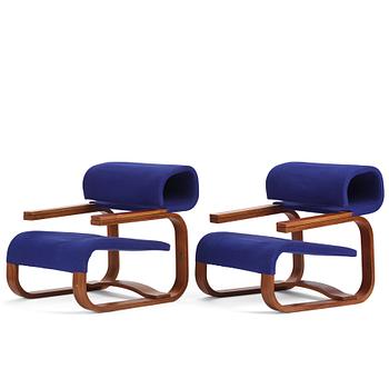 147. Jan Bocan, a pair of easy chairs, Thonet, provenance the Czechoslovakian embassy in Stockholm 1972.