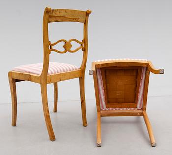STOLAR, 6 st (5+1), senempire, 1800-talets mitt.