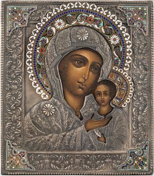 A russian icon, late 19th century.