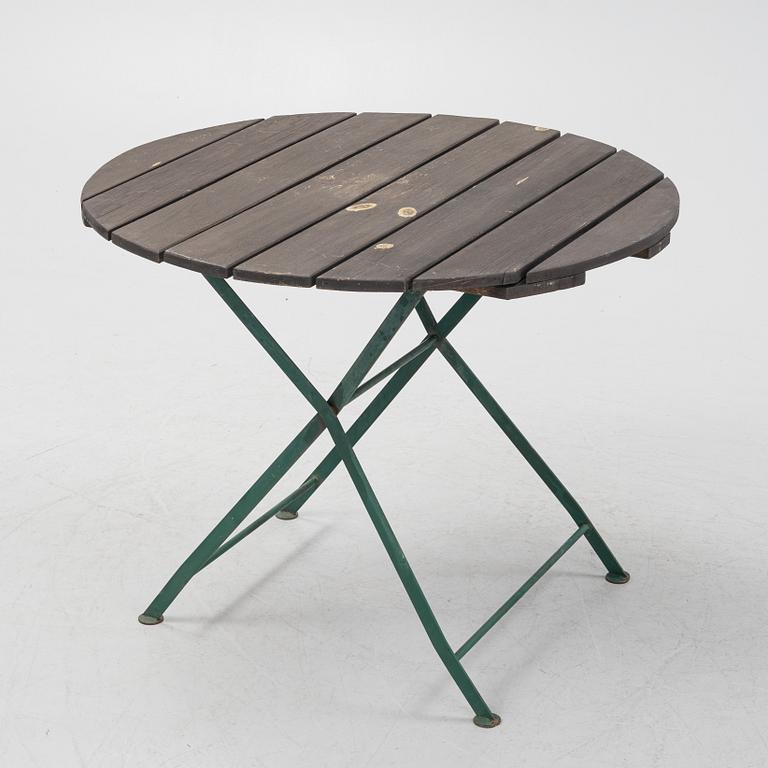 A seven-piece garden furniture suite, Tuve Osby Sweden, second half of the 20th Century.