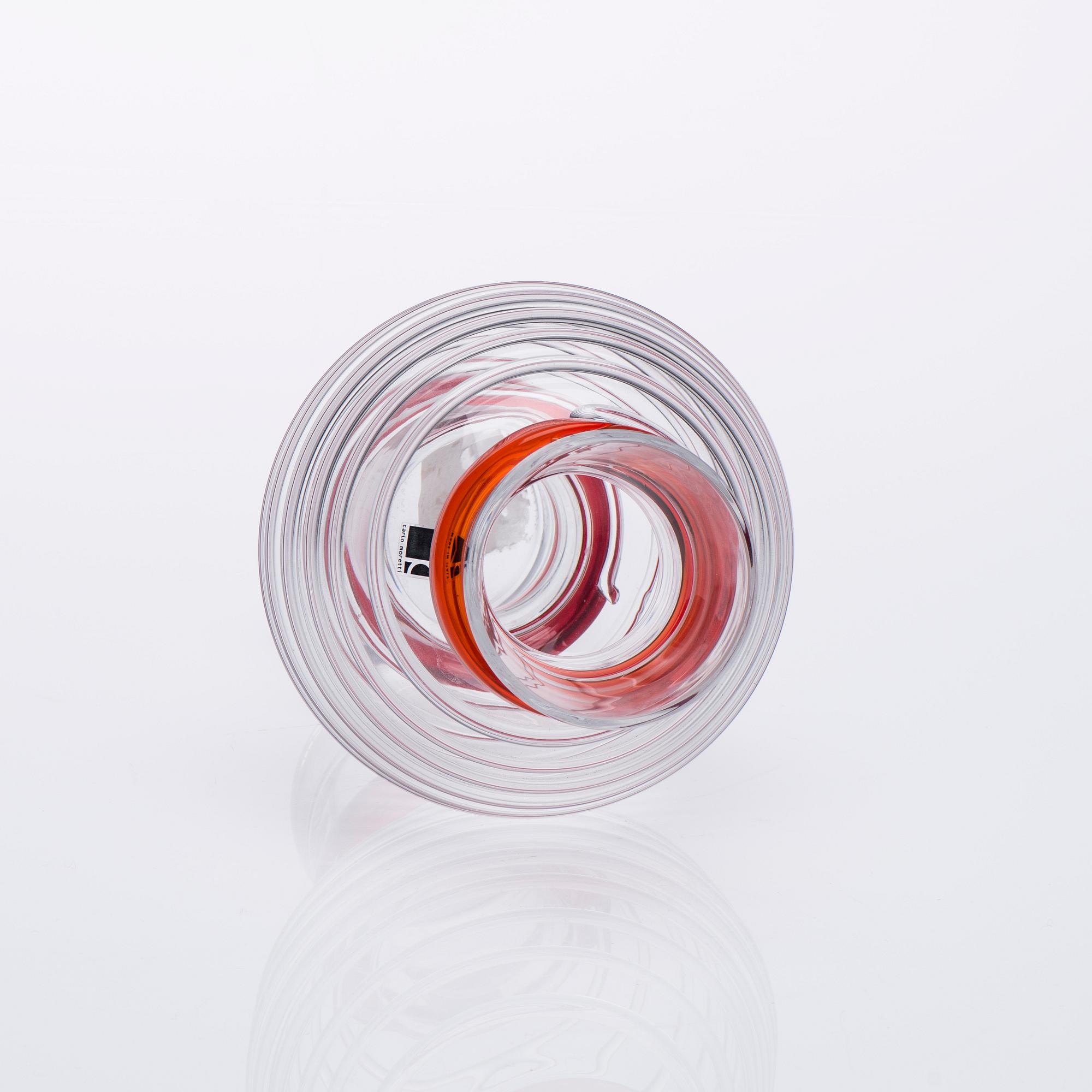 VAS, glas, "Centau" signerad Giovanni Moretti, för Carlo Moretti, Murano, Italien 2011.