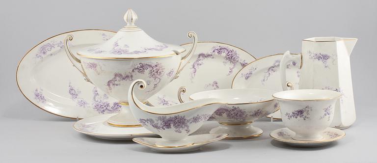 SERVISDELAR, 77 delar, porslin, Rörstrand, 1900-talets första hälft.