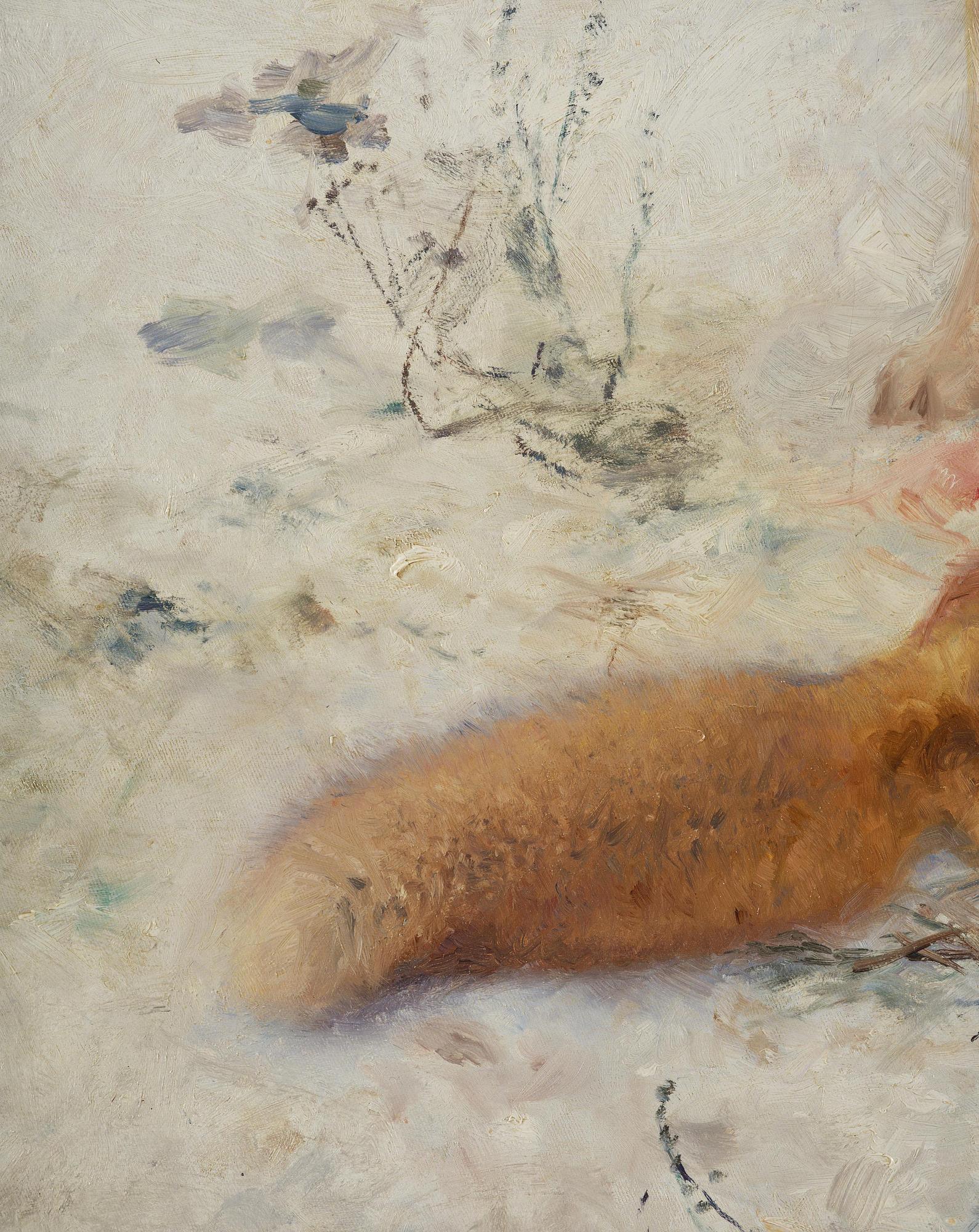 Bruno Liljefors, Hamilton hounds at the fox hunt.