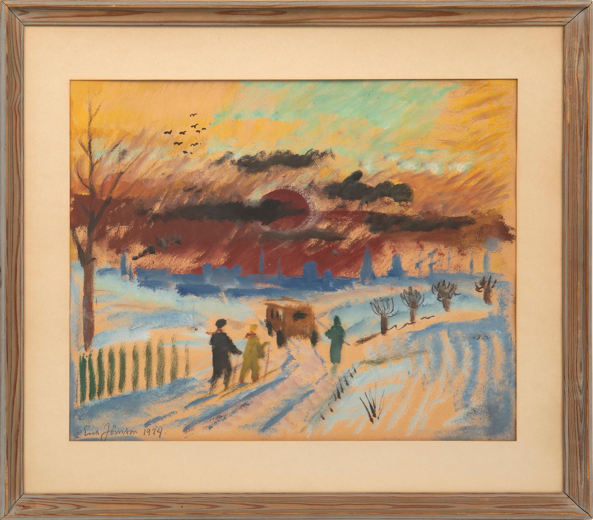 Erik Jönsson, Landscape motif, 1934.