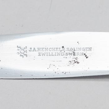 A 24-piece set of Latzko silver cutlery, Pest, Austro-Hungarian Empire 1878-1922.