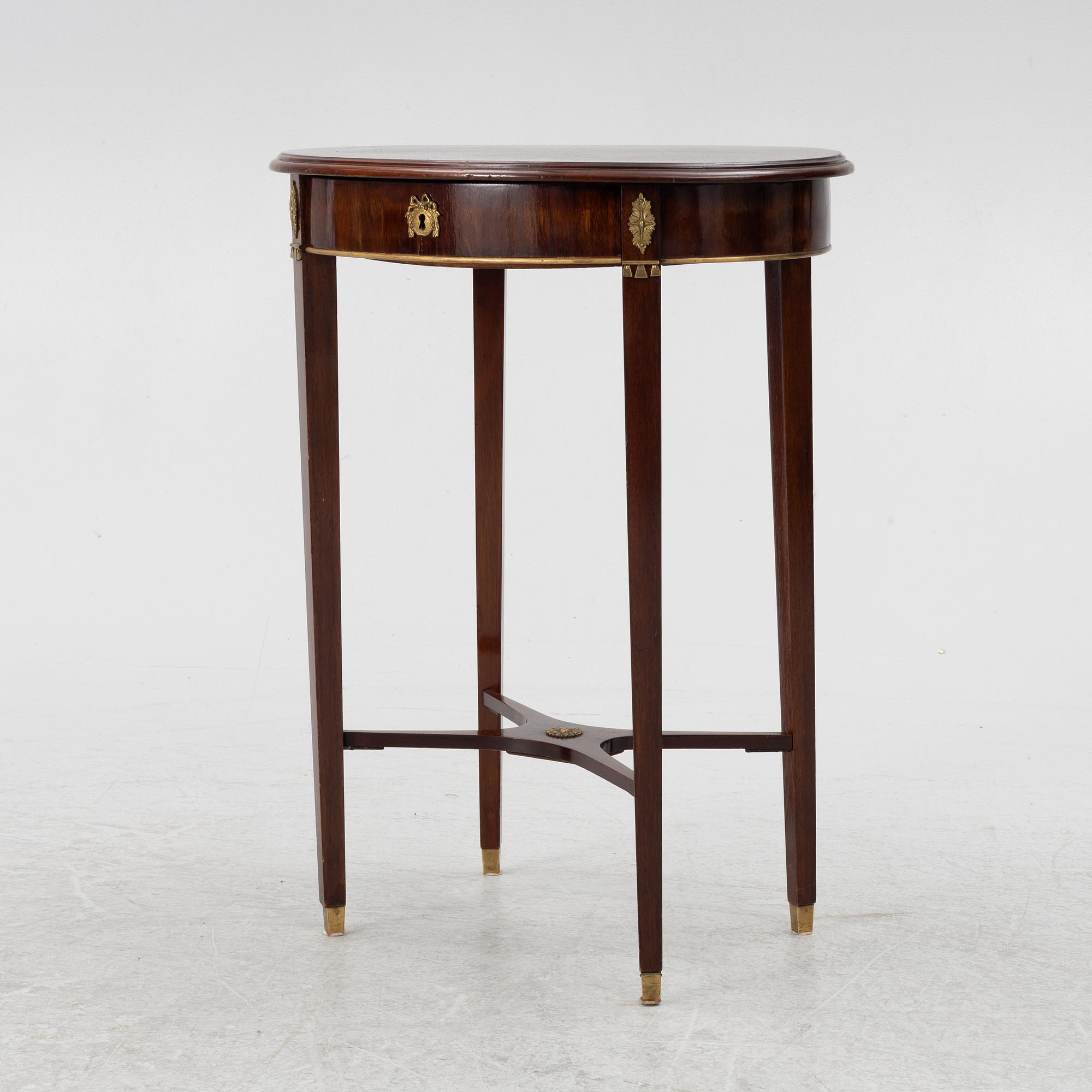 Side table, late Gustavian style, second half of the 19th century.