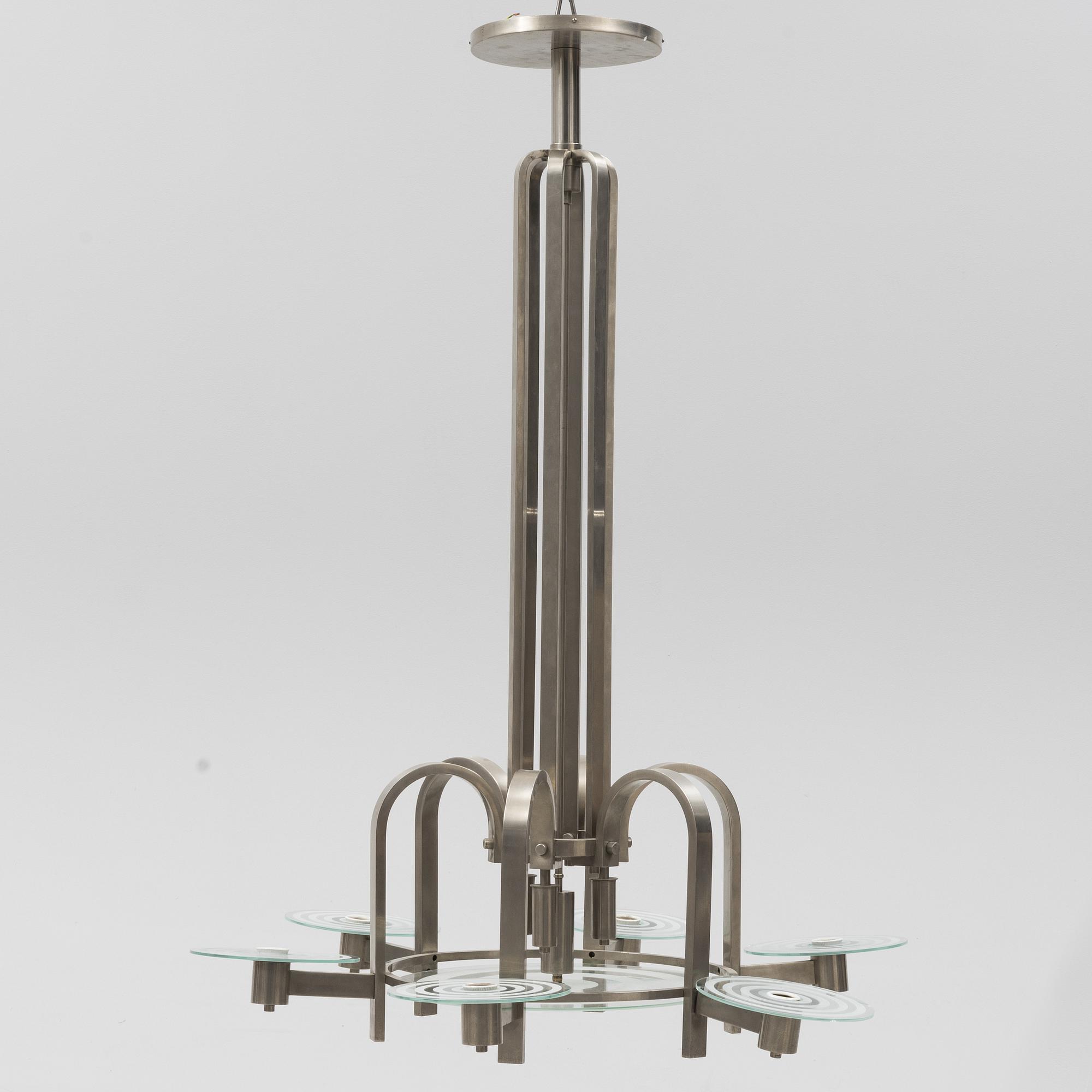 An Art Deco style ceiling light, second half of the 20th Century.