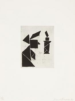 Donald Baechler, Portfolio with 8 aquatint etchings, signed 21734.