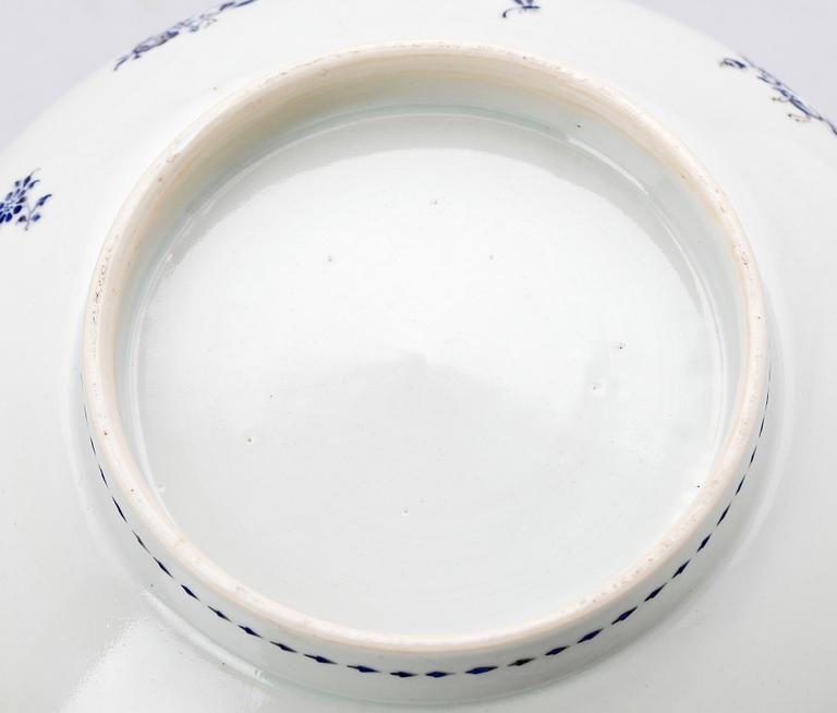 BÅLSKÅL, porslin, Kina, 1800/1900-tal.