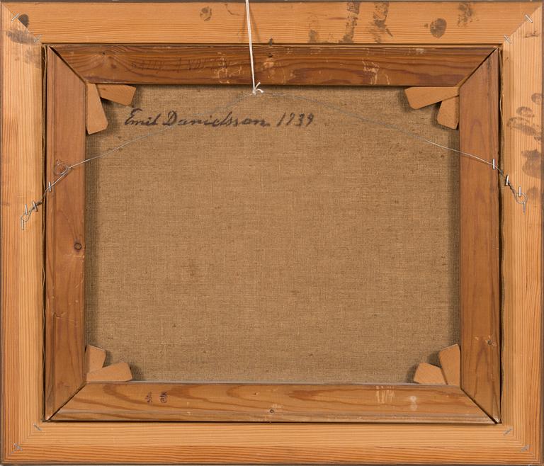 Emil Edvard Danielsson, öljy kankaalle, signeerattu ja päivätty 1939.