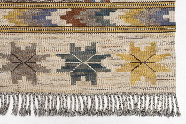 Märta Måås-Fjetterström, a carpet, 'Höstmattan', flat weave, c. 243 x 153 cm, signed MMF.