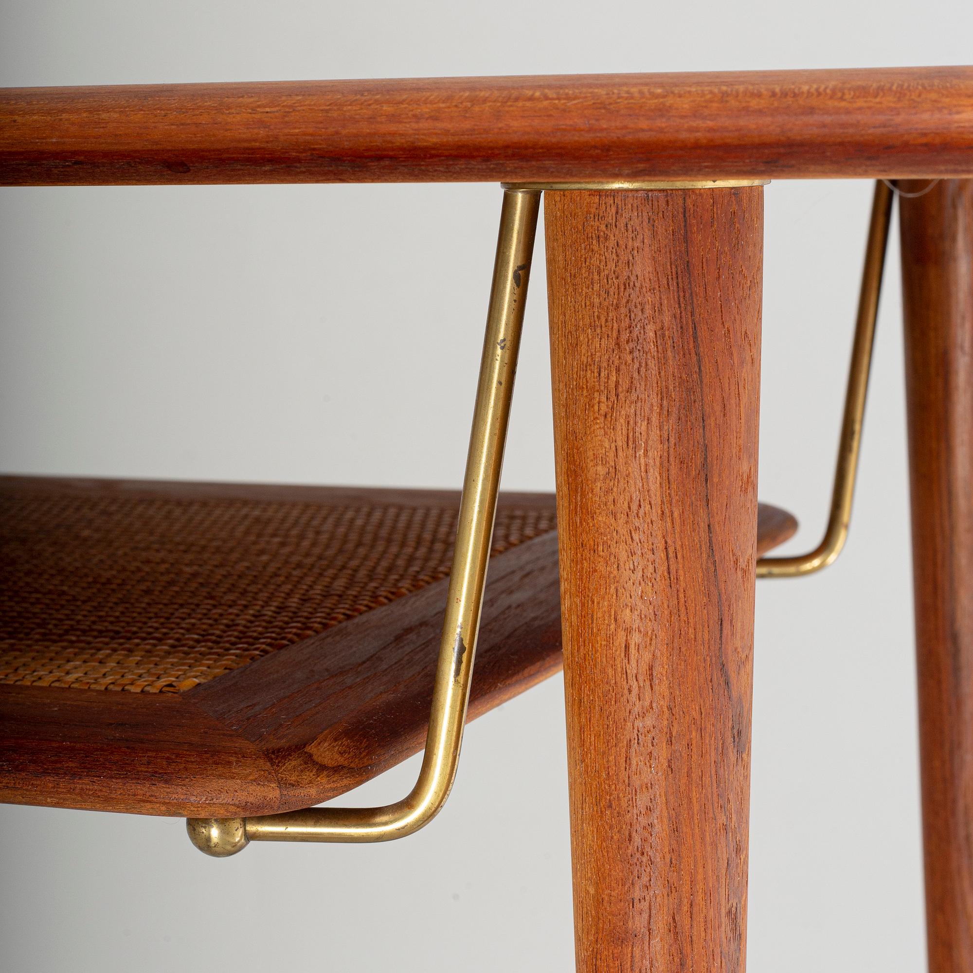 A teak sofa table by Peter Hvidt & Orla Moolgaard Nielsen, France & Søn, Denmark 1950/1960s.