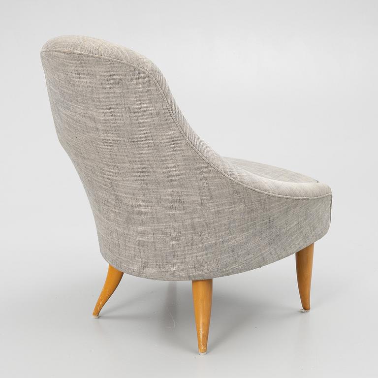 Kerstin Hörlin-Holmquist, a 'Lilla Eva' armchair and a 'Fikonlövet' ottoman, Triva, Nordiska Kompaniet.