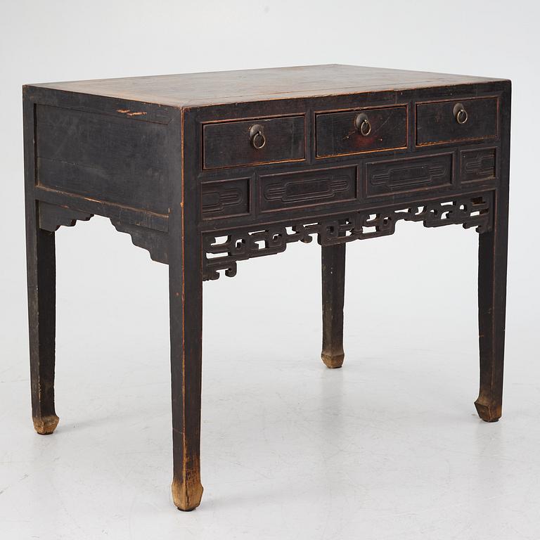 A hardwood sideboard, China, early 20th century.