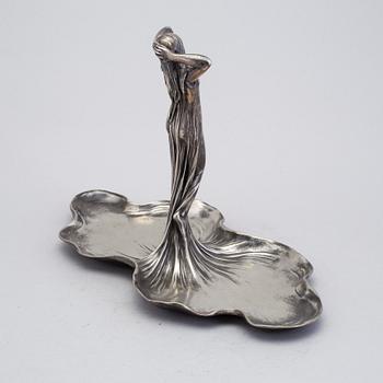 A bowl by WMF/Würtembergische Metallwarenfabrik, Germany, early 20th century.