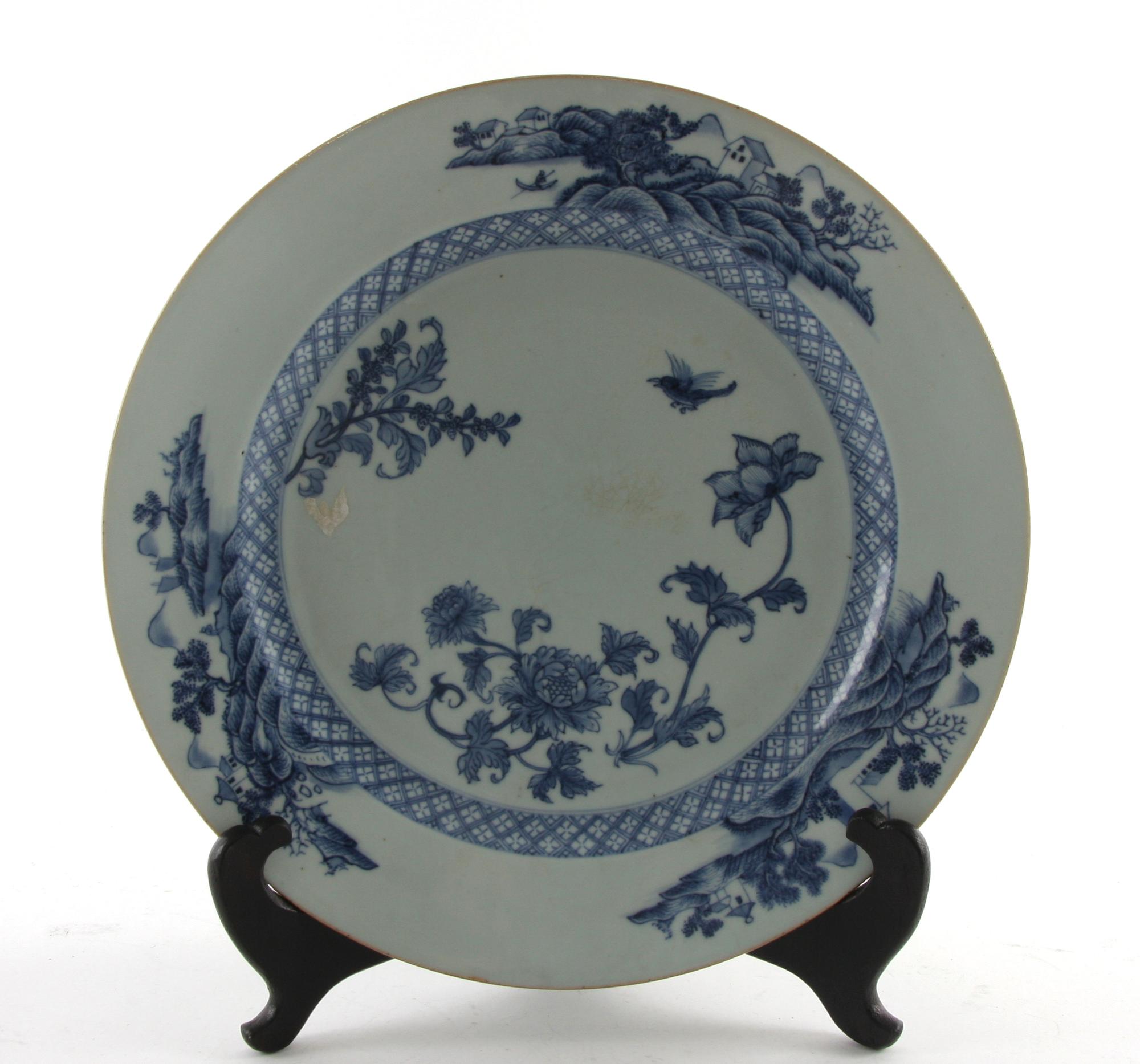 TALLRIK, porslin, Kina, 1700-tal.