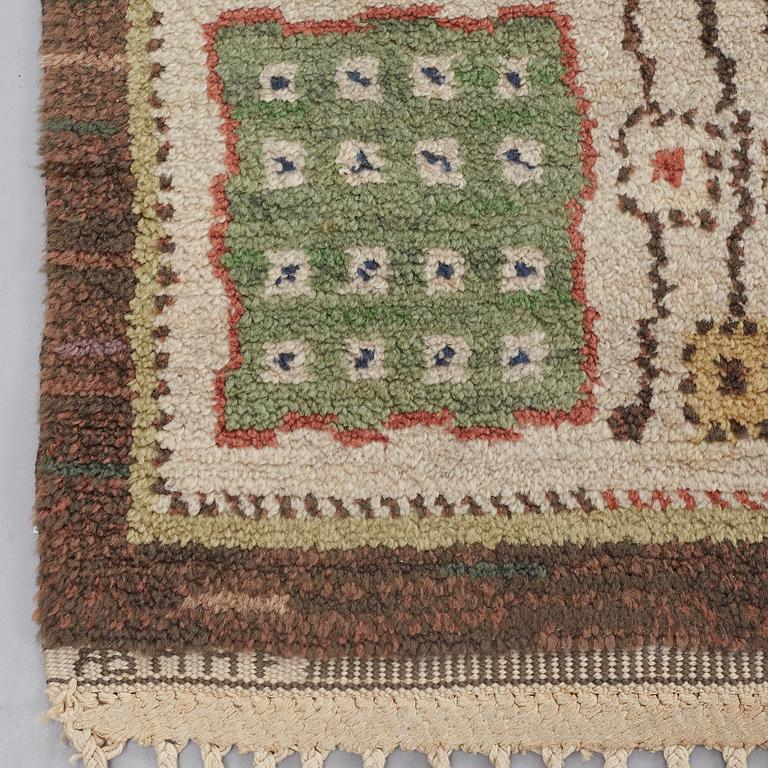 Märta Måås-Fjetterström, A CARPET, "Örtagården", knotted pile, ca 330,5 x 233,5 cm, signed AB MMF.