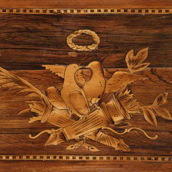 A presumably Italien Louis XVI miniature commode.