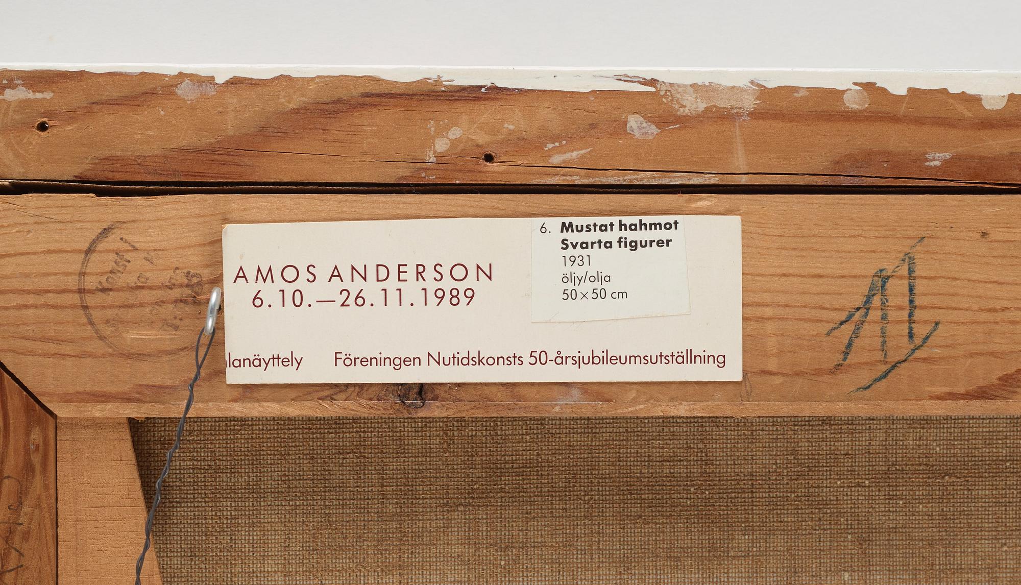 Sven Jonson, "Svarta figurer".