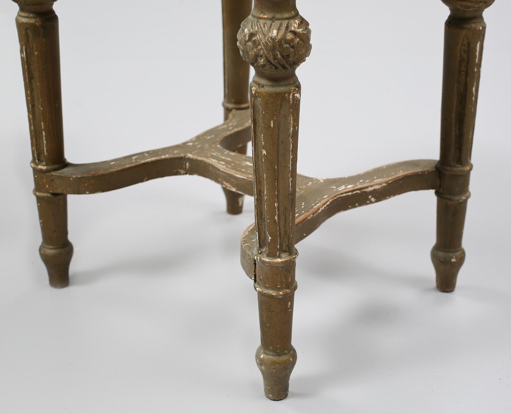 TABURETTER, ett par, troligen Danmark, 1800-tal.