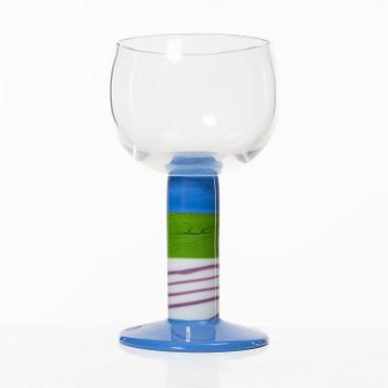 Gunnar Cyrén, a 'Popglas' goblet, Orrefors.