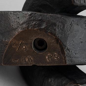 Pål Svensson, skulptur, brons, 1988, signerad 2/9.