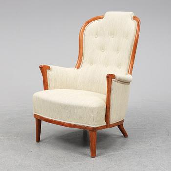 A 'Vår Fru' easy chair by Carl Malmsten.