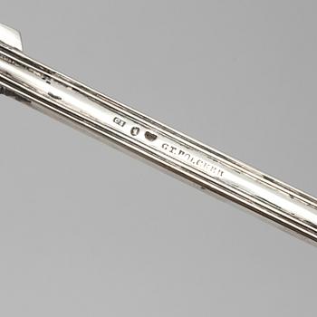 SOPPSLEV, silver, Gustaf Theodor Folcker, Stockholm, 1857. Vikt 260 g.