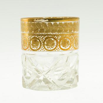 A glass, late empire, mid 19th century.