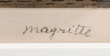 René Magritte, after, "Poire et rose”.