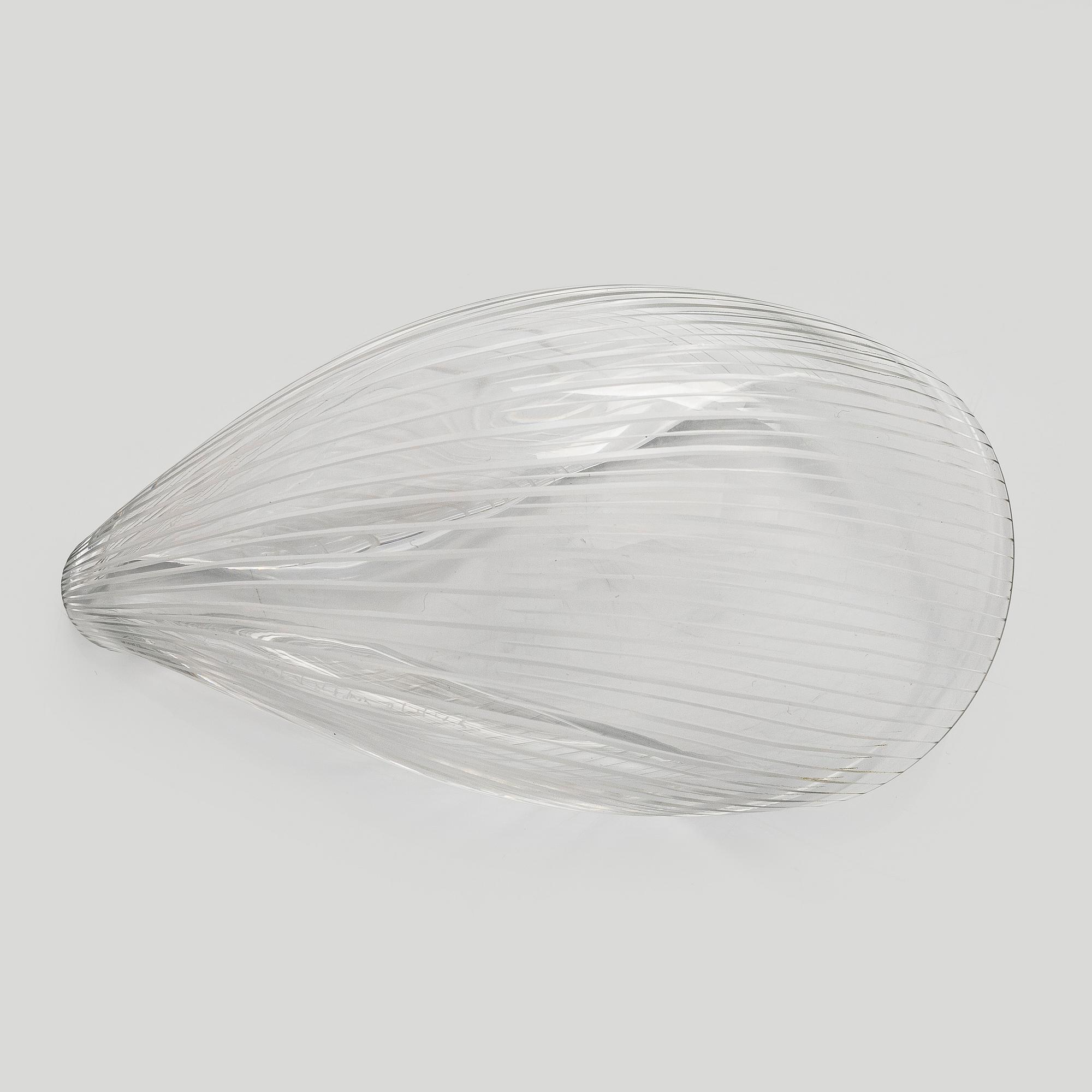 Tapio Wirkkala, konstglas, modell 3342, signerad Tapio Wirkkala Iittala.