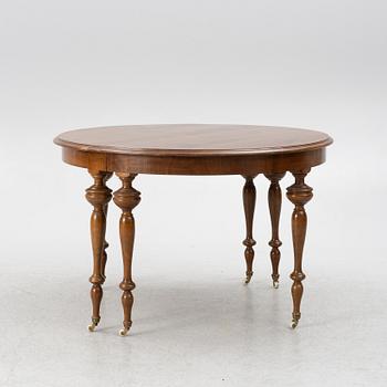 Dining table, late 19th century.