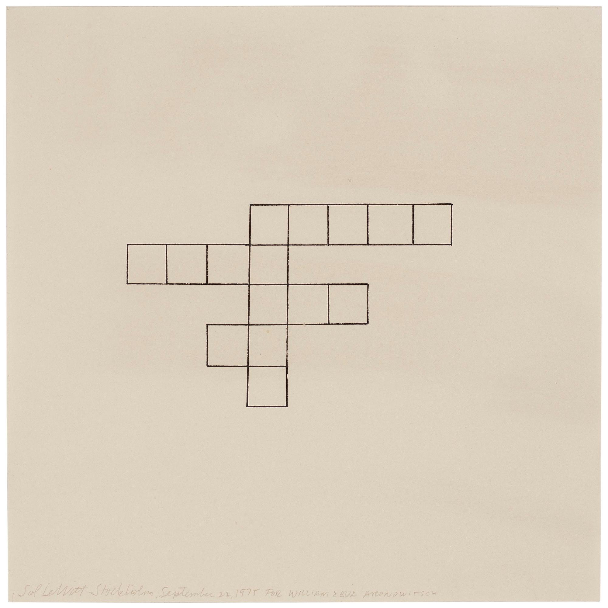 Sol LeWitt, Utan titel.