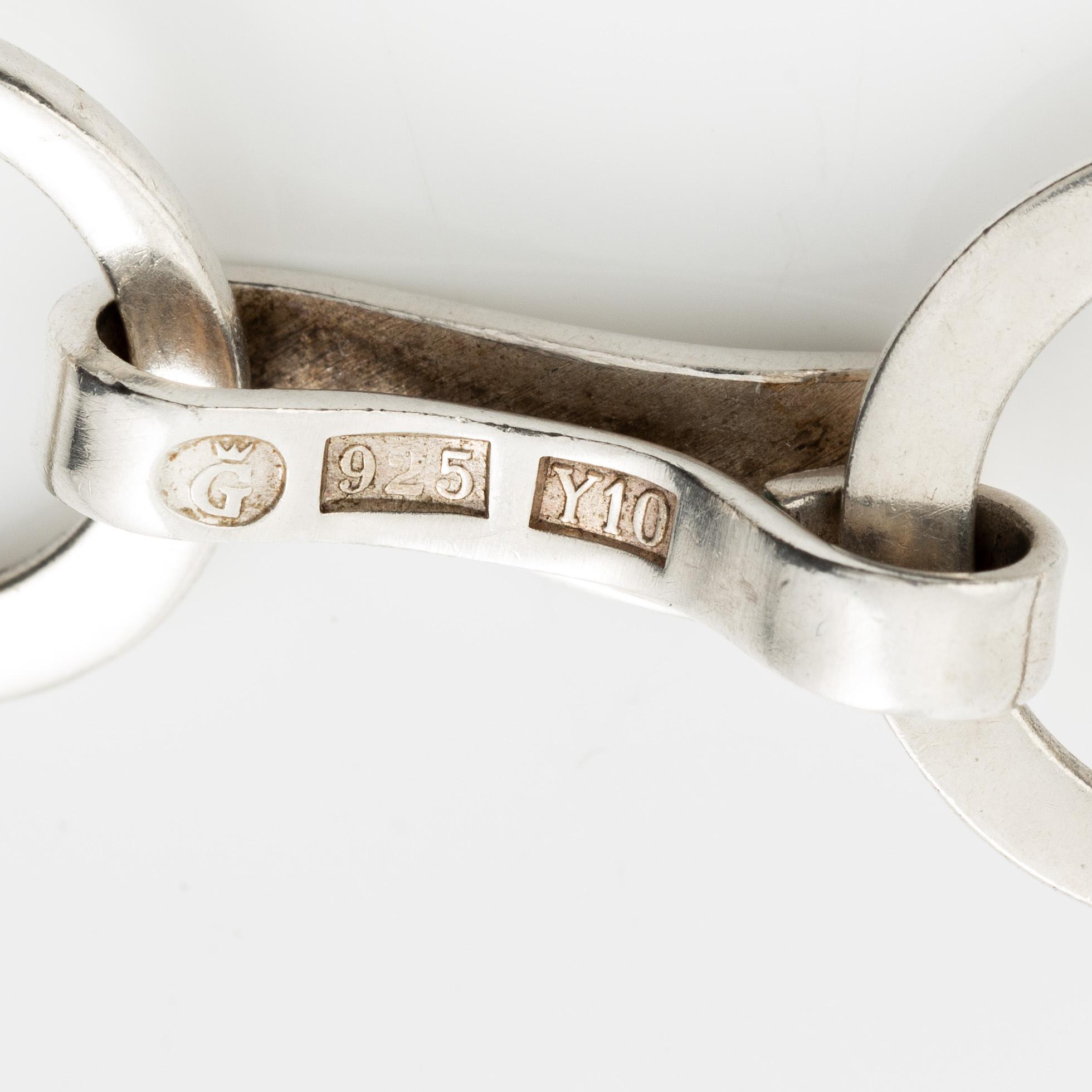 Sven-Erik Högberg, a necklace, sterling silver, Gothenburg 1961.