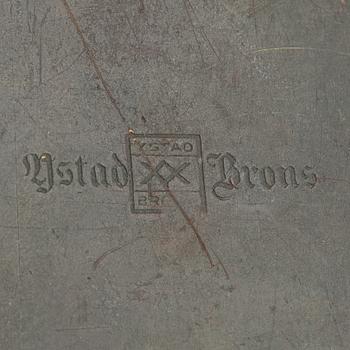 Ystad Brons (Ystad Metall), bokstöd, ett par, Swedish Grace, 1920-30-tal.
