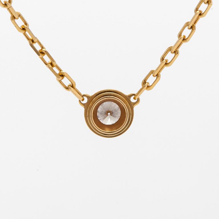 Cartier, kaulakoru, "d'Amour", 18K kultaa ja briljanttihiottu timantti, noin 0.05 ct.